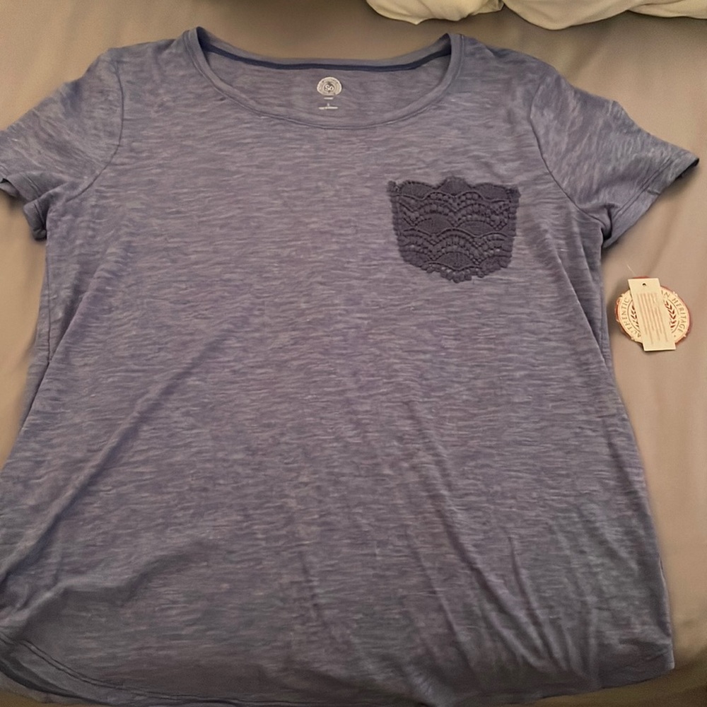 Light blue tee shirt
